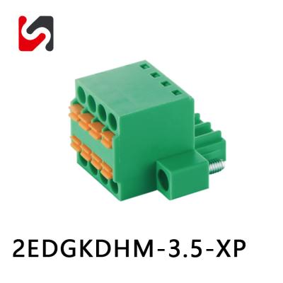 2EDGKDHM-3.5 300V Wago Bloco de terminais de enchufe Verde Amarelo