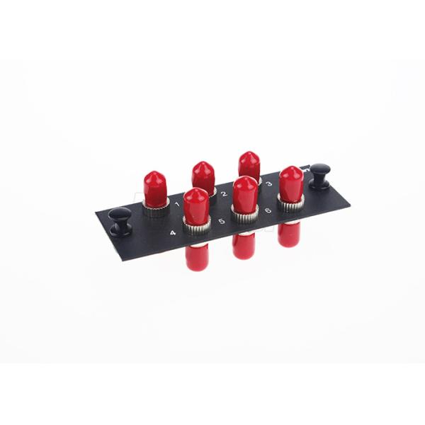 CATV Networks Fiber Optic Cable Assembly Simplex 6 Port Adapter Panel