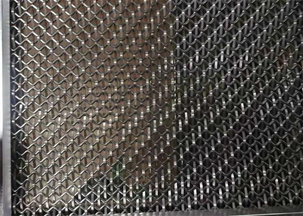 Architectural Woven 316 Stainless Steel Decorative Mesh For Hotel