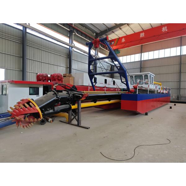 Small Sand Dredging Ship High Capacity Sand Extraction Solution For Dredging Depth 8m