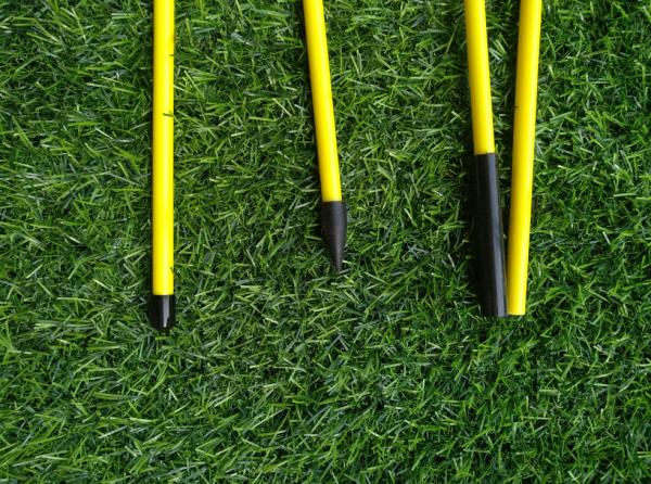 folded golf alignment stick , folding golf alignment sticks , two-double golf training aid