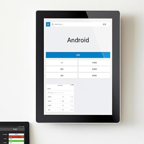Android Operating System Wall Mounted Digital Signage Traditional Chinese Language Selection with Terminal Management