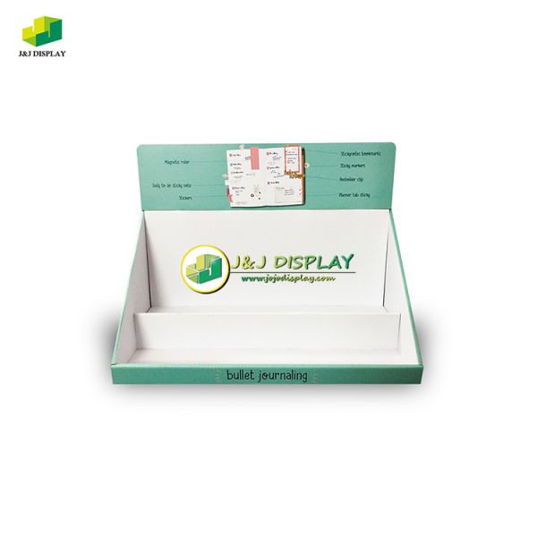 DIY Desk Countertop Cardboard Display Box Pop Foldable PDQ For Note Books