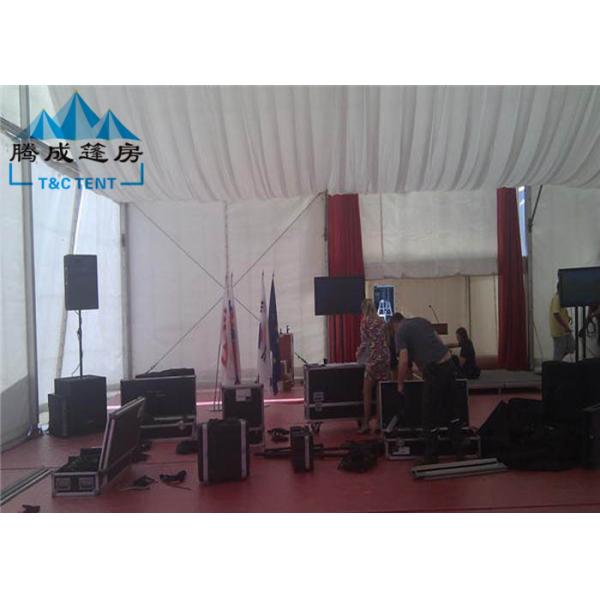 2000 Capacity Marquee Outdoor Party Tents With Soft PVC Walls / Glass Walls