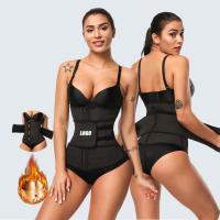 Hexin cinturón de corte de cintura ganchos ajustables y compresión de cremallera cinturones adelgazantes para mujeres
