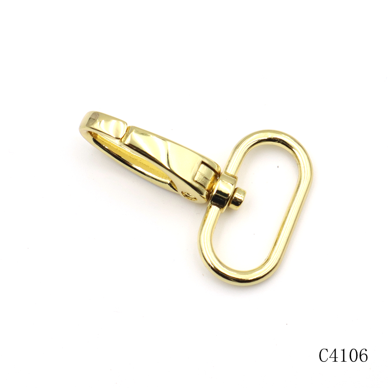 Bag Accessories Durable Metal Snap Hook 26mm Manufacturer Metal Carabiner Swivel Snap Hook Dog Clip