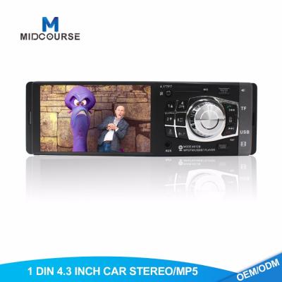 4,3 estéreo do carro do ruído da polegada Screen1 com SD USB MP3 MP5 FM que inverte a câmera