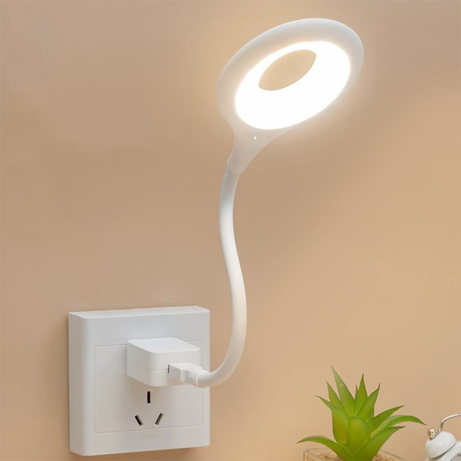 Smart Voice-Controlled USB-Powered Portable LED Desk Lamp Offline Voice Recognition Reading & Study Bedroom Light