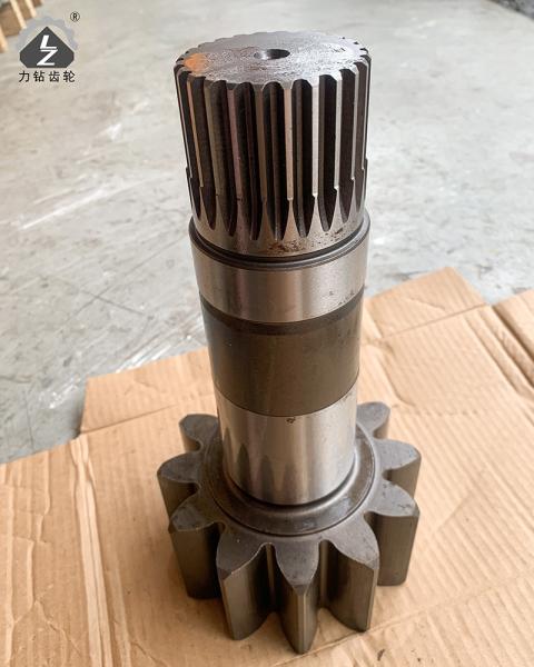 12 Teeth 24 Keys Swing Pinion Gear Shaft Rotary SH120 Excavator Spare Parts