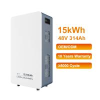 Sistema de almacenamiento de energía para el hogar con un sistema de respaldo confiable. Batería 48V 314Ah Lifepo4 Litio 15kwh Uso de emergencia.