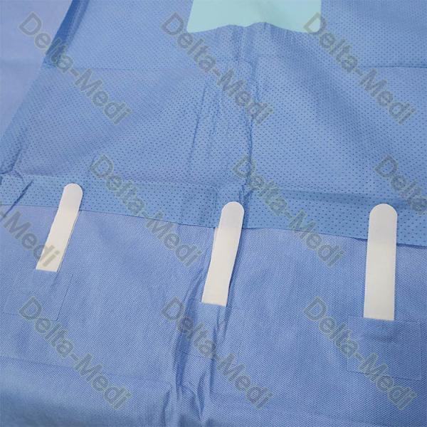 Quirúrgico disponible material de la extremidad superior de los PP SMS cubre con los tenedores del tubo