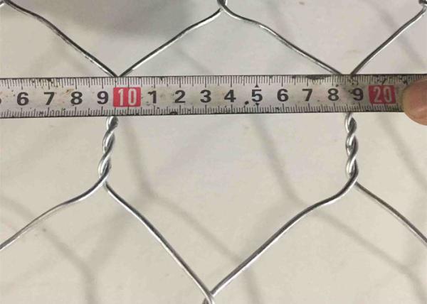 gaiolas da parede de Galvainzed Gabion do mergulho quente de 6x8 8x10 10x12 para a retenção da rocha