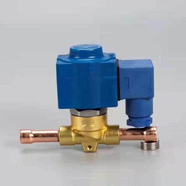 HONGSEN Refrigeration Model 10 Solenoid Valve 1020-2 for HCFC/HFC Refrigerant Brass Body 3.0MPa Max Pressure MOPD 2.5MPa 1 Year