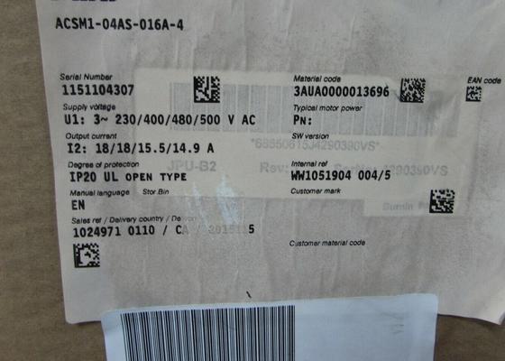 ACSM1-04AS-016A-4 Drive Motion Control Frequency Converter ACSM1 Series