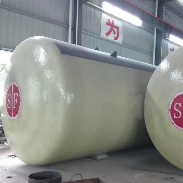 Anti tanque de armazenamento do fuel-óleo da corrosão 20m3, tanque de óleo para aquecimento dobro subterrâneo da parede