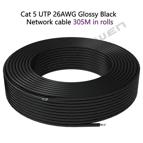 24awg 26awg  Utp Cat5 Lan Cable 4 Pairs Cat5e Network Cable Patch Cord Cable
