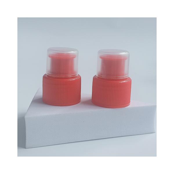 Não derramamento de plástico líquido detergente garrafa de água tampa 28/400 28/410 28/415 Push Pull PP