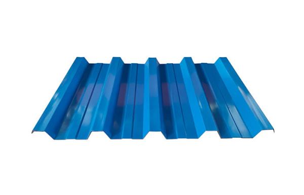 Máquina de fabricação de painéis de telhado de metal auto trapezoidal de 900 mm para chapas grossas de aço colorido