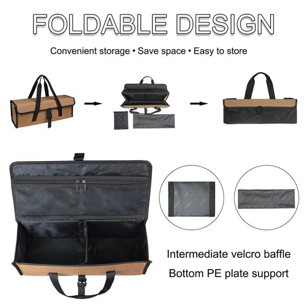 Сумка универсального на открытом воздухе перемещения большой емкости располагаясь лагерем, складная сумка хранения инструмента