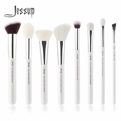 Aluminium Ferrule 5.6'' 6.9'' Basic Makeup Brushes Set Natural Soft bristles