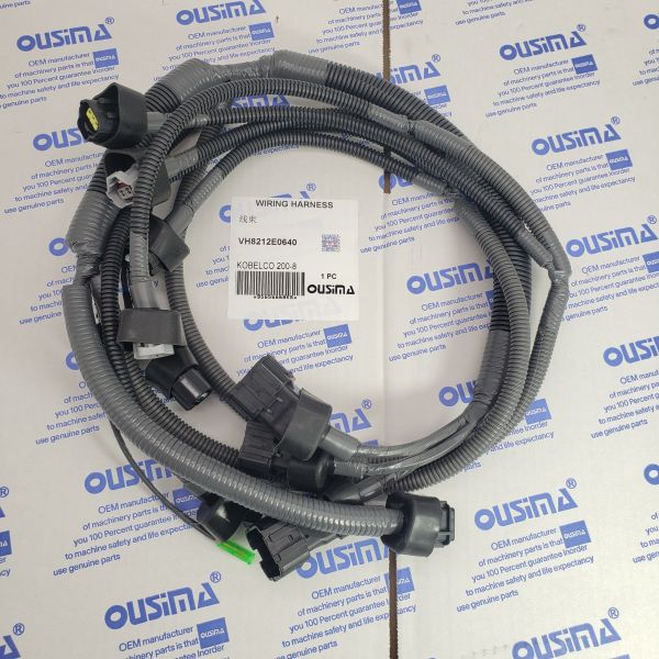 Excavator Wiring Harness VH8212E0640 For KOBELCO 200-8