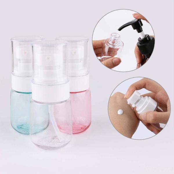 Alise os recipientes plásticos livres de superfície da loção da garrafa BPA do cosmético PETG