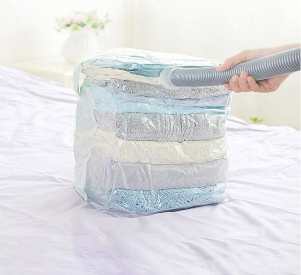 Space Saver 40*60cm Vacuum Seal Storage Bags With Hand Pump