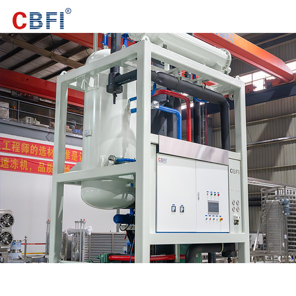 30-55mm Tube Ice Machine 28.3kw Integral Unit Structure