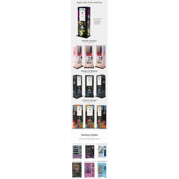 Convenient Age Verification and Payment System Vending Machine for Small Product