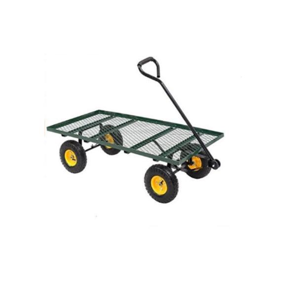 Easy Removal Heavy Duty Lawn Yard Cart with Green Environmental Protection Powder Coating