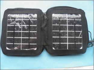 Portable Lithium-ion Battery 5W Solar Charger Outdoor Power Pack USB Battery