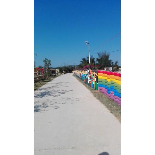 High Tech Integrated Solar LED Garden Lights 12W CE Rohs Approval