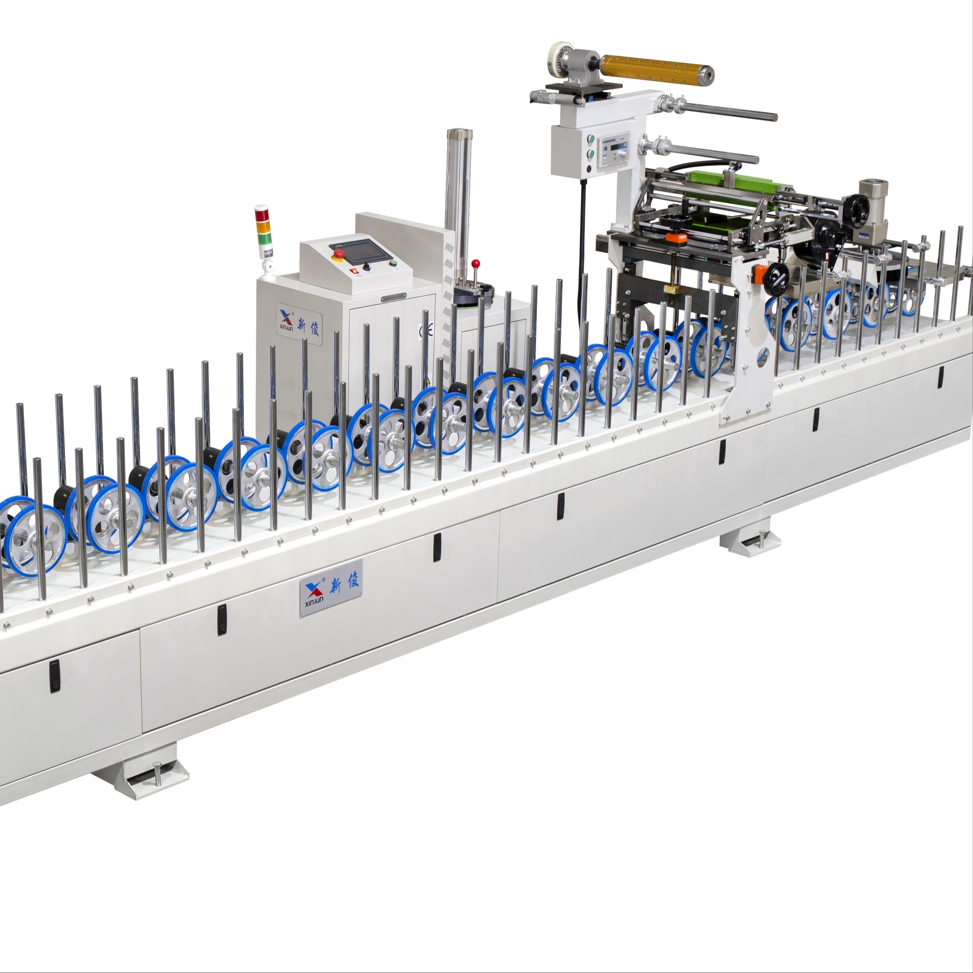 Hot Melt Profile Wrapping Machine For Veneer Anti Aging Profile Wrapping Equipment