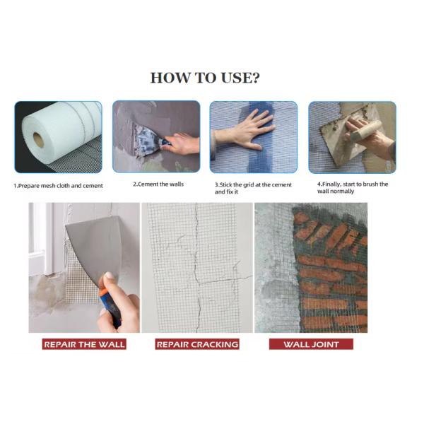 Fiberglass Mesh In Plain Weave E Glass Fiberglass Woven Roving 400g 600g 800g