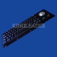 63 Cherry Key Industrial Metal Keyboard galvanizaram o preto com Trackball