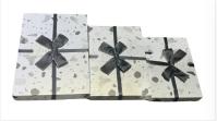 Custom Hot Gold Pattern Gift Box Bow Gift Box Jewelry Gift Box Set