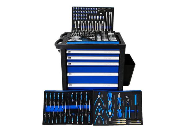 Cart  Galvanized 770mm 225pcs Tool Cabinet With Tools Modular Construction