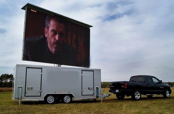 shenzhen mobile led screen trailer for the outdoor advertising