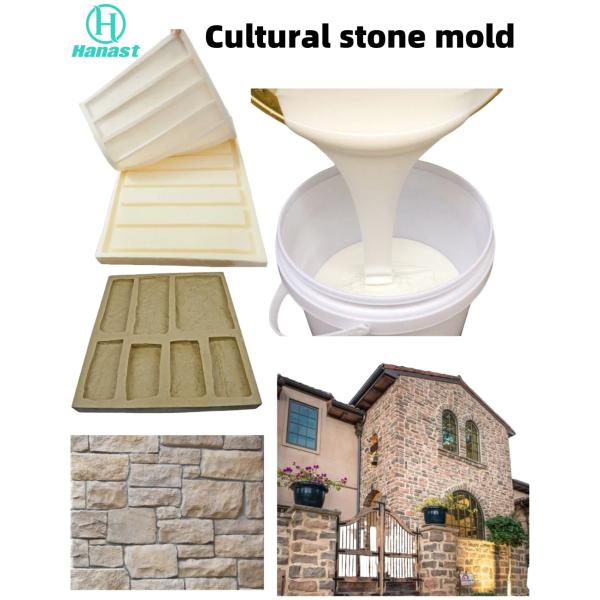 RTV2 Temperatura ambiente Cura de estaño Silicona caucho molde líquido