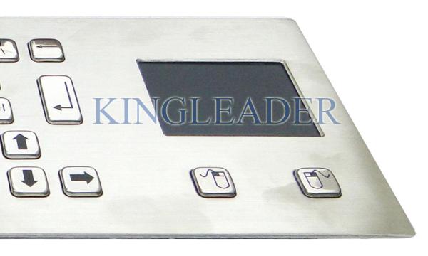 Industrial Keyboard With Touchpad And 64 Keys IP65 Rated For Kiosk