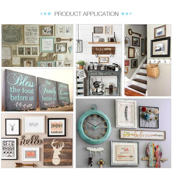 Легковес персонализировал металлические пластинкы семьи деревянные с одобренным ИСО цитат