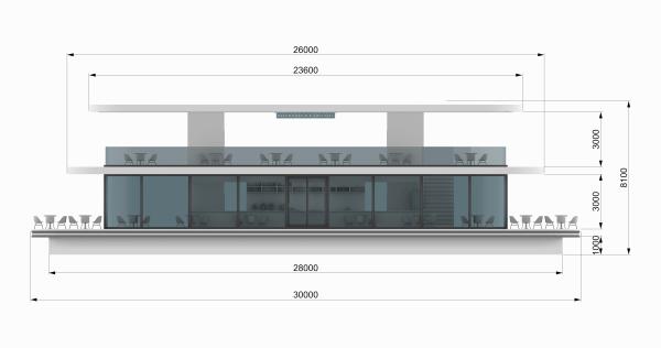 Luxe restaurant flottant bateau yacht maison flottante bateau deux pont longueur 30m
