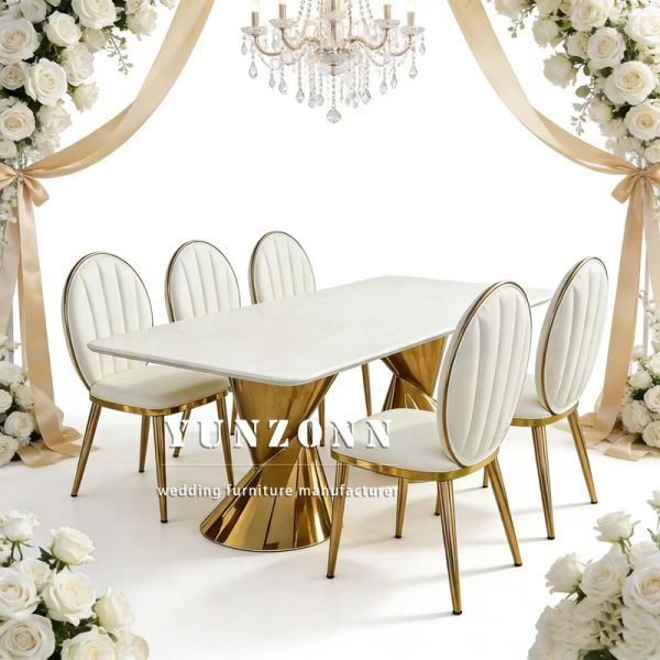 Luxury Single Leisure Chair with Stainless Steel Frame Hot Sale Design for Dining Hotel Wedding Party Banquet Use