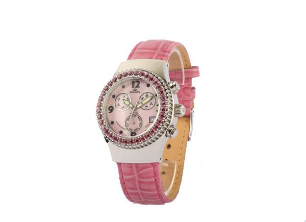 Pink 38.0mm Mop Dial Multi Functional Watches For Ladies OEM Service