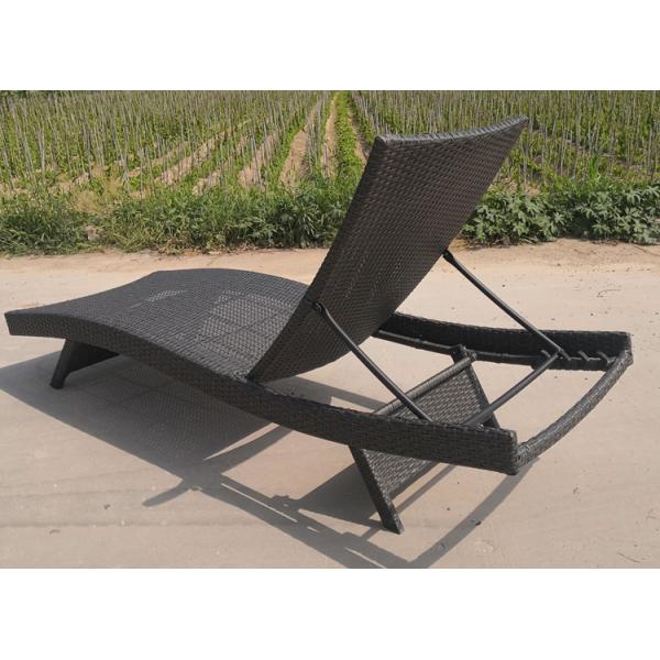 LC1008 Hotel Rattan Style Outdoor Wicker Sun Loungers Pool Outdoor