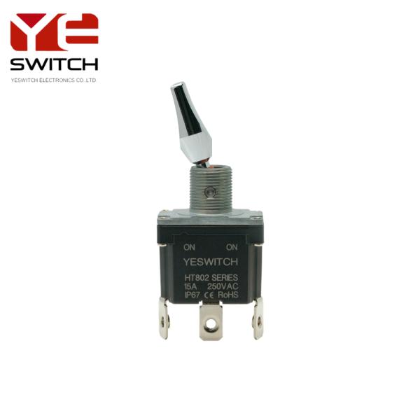 Heavy Machinery Equipment Industrial Metal Toggle Switch With Outer Screw Terminal