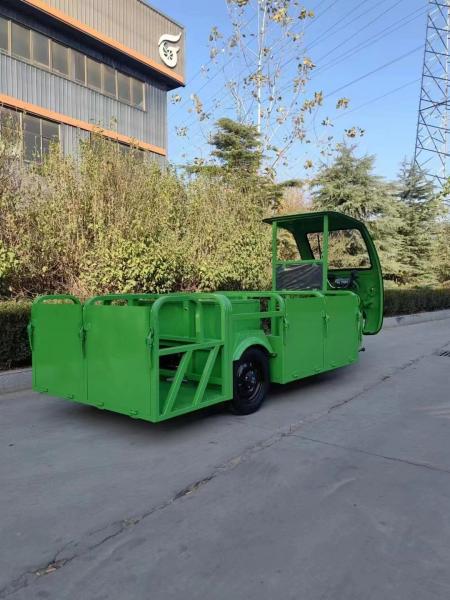 Three Wheel Sanitation Electric Tricycle Four Bucket Garbage Truck Environmental Sanitation