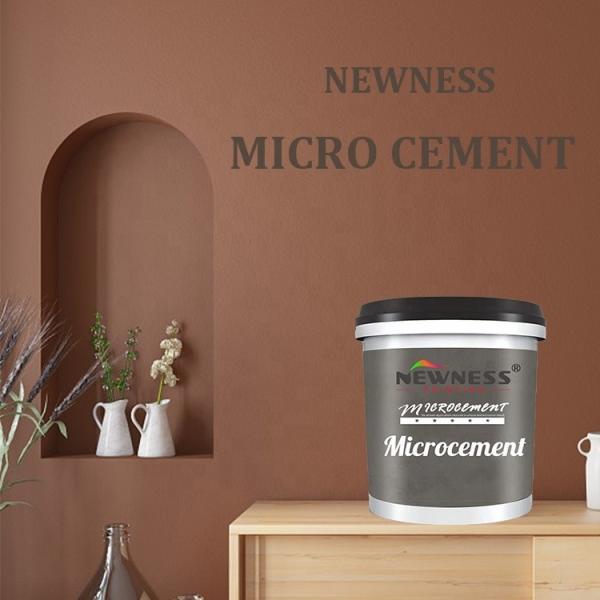 20 kg/BUCKET Tio2 Tinta de concreto para parede e chão de micro cimento de estilo industrial simples