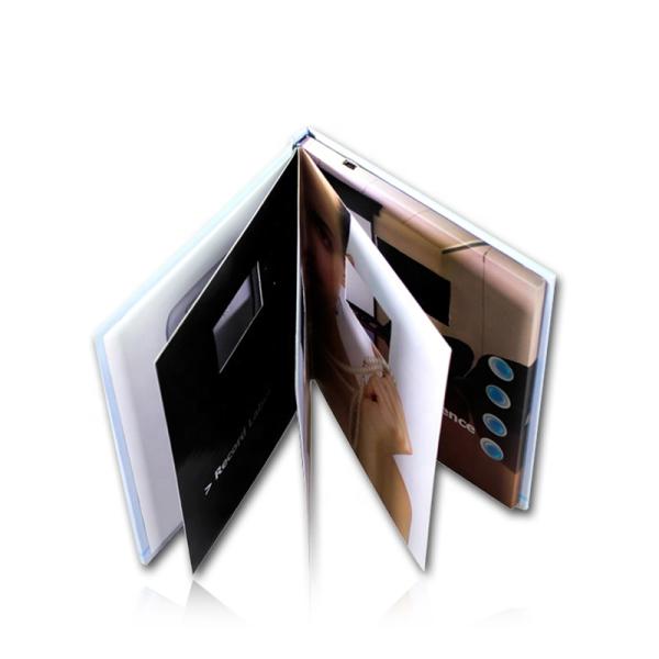 Книга 128MB LCD видео- для выходя на рынок печатания Gravure разрешения подарков 1024x600
