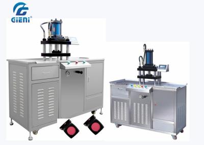 Máquina cosmética de aço inoxidável da imprensa do pó para a sombra, imprensa de cima para baixo